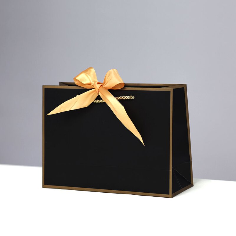 Paper Shopping Bag Manufacturer - YC Luxury Gift Packaging Custom Printed Logo Cardboard for Shoes Clothing Gift Carrier