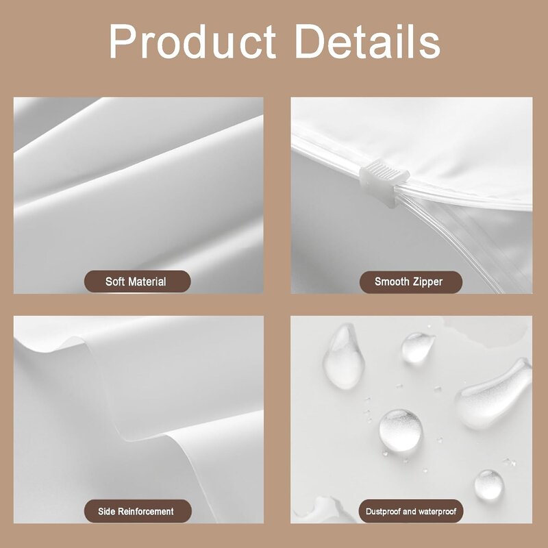 Frosted Zipper Bag Manufacturer - YC Customized Own Brand Logo Plastic Sealing ZipLock Matte Printing Customer Logo Plastic