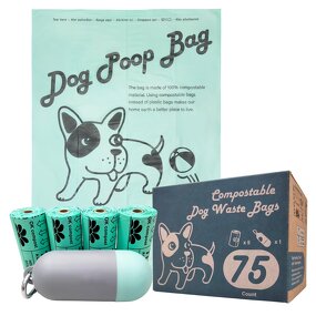 Biodegradable Poop Waste Bags Manufacturer - YC Custom Logo Printed Dog Cornstarch Trash Eco Friendly Compostable Plastic Pet Dog