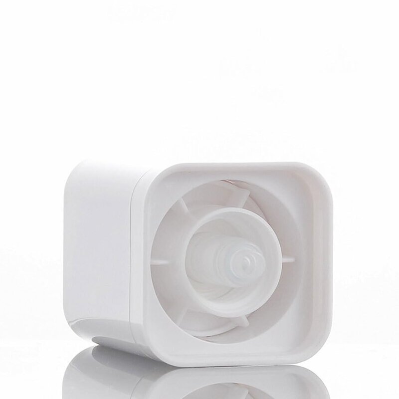 Vacuum Pump Bottle Manufacturer - YC Twist up 15-50ml Plastic Refillable Clear Matte Square Shape Lotion for Cosmetic Cream