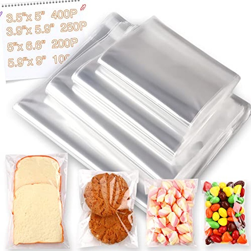 OPP Bag Manufacturer - YC Customized Logo Transparent Self Adhesive Resealable Polypropylene Plastic for Food Packaging