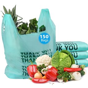 Biodegradable Shopping Bags Manufacturer - YC Compostable Reusable Grocery Store Plastic Custom Logo T Shirt Carrier