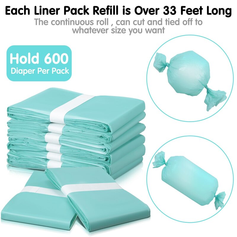 Diaper Pail Refill Bags Manufacturer - YC Hot Sale for Nappy Bins 4.5 m Proof Refill Biodegradable Baby