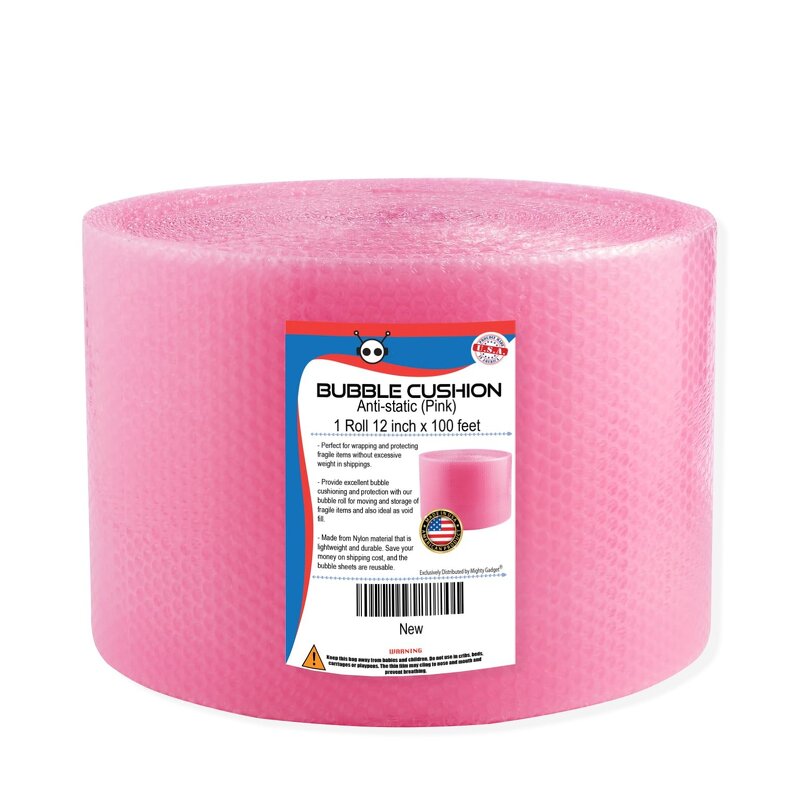 Bubble Film Wrap Manufacturer - YC Factory Cheap Pink Sheets Roll Shipping Customised Air Thickened Shockproof Packaging Mail