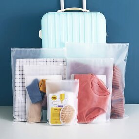 Cornstarch Zipper Bag Manufacturer - YC Biodegradable Material Frosted Custom Ziplock Packing Clothing Ldpe Plastic Transparent