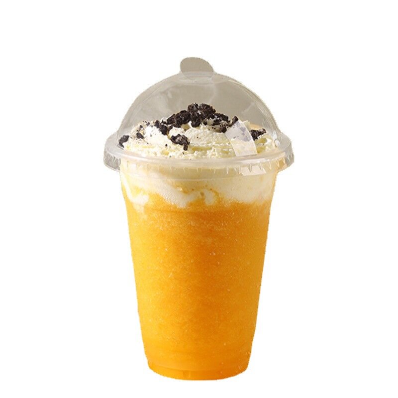 Plastic Cups Manufacturer - YC Wholesale Custom Logo Print 12oz PET Clear Cold Drink Bubble Tea Ice Latte Coffee Transparent with Lids