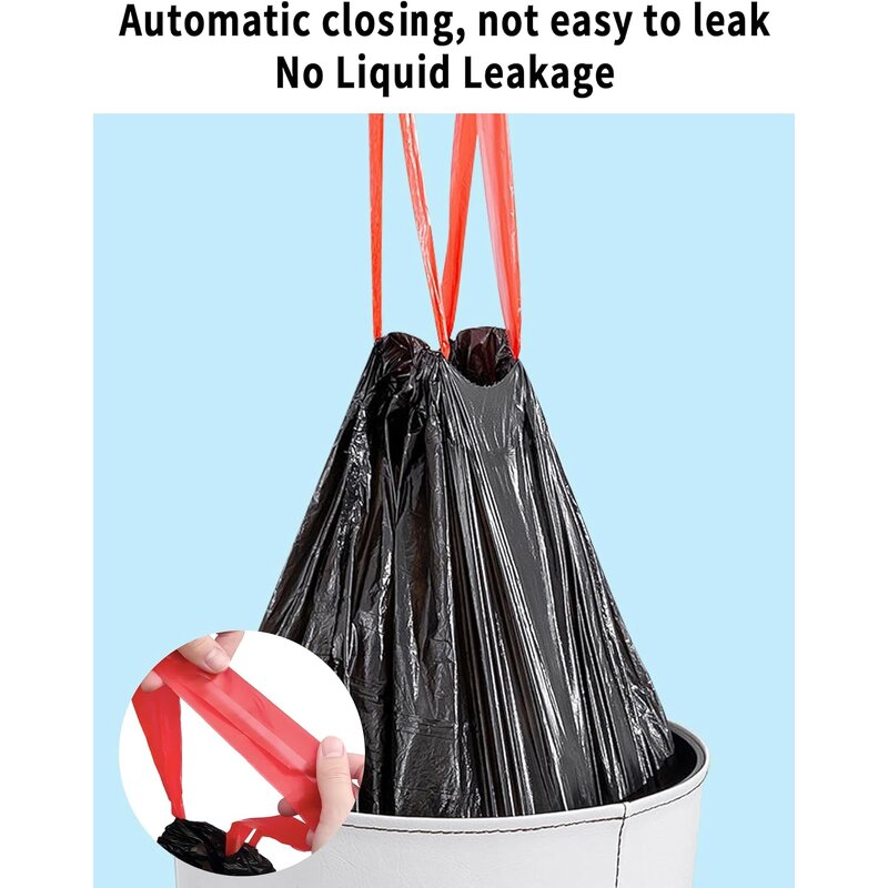 Refuse Sacks Manufacturer - YC Strong Large Thick LDPE HDPE Black Garbage Bag Customized Plastic Packing Trash Bags