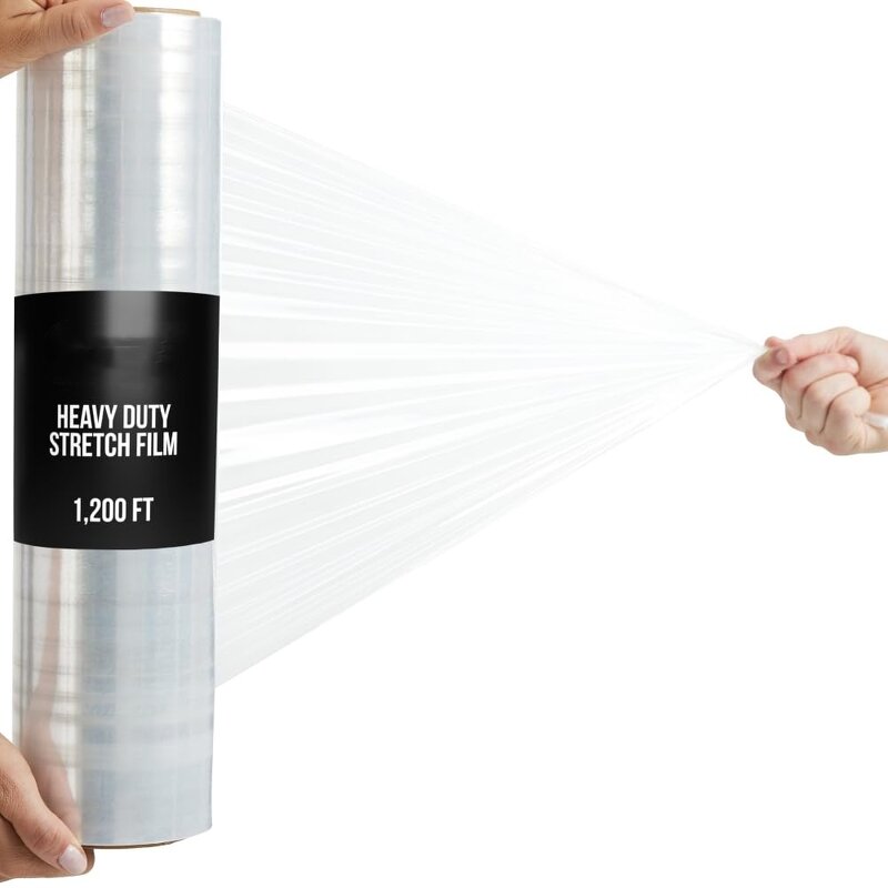 LDPE Stretch Film Manufacturer - YC Soft Black Plastic Transparent Packaging Roll Hand Use PE Strech Shrink Wrap