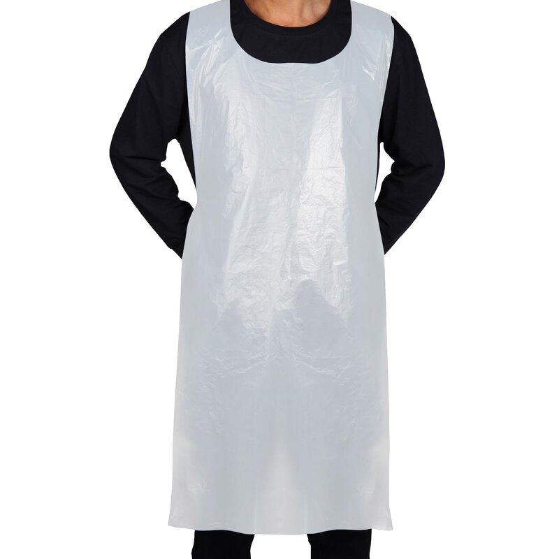 Plastic Apron Manufacturer - YC High Quality Cleaning Polyethylene Medical Protective Sleeveless Waterproof PE With White Color Packing