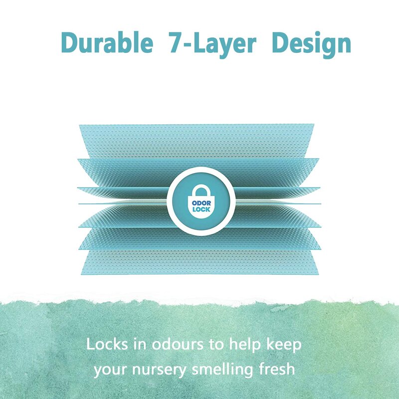 Diaper Pail Liners Manufacturer - YC Custom Large Capacity Odor Control Leak Proof Refill Film Nappy Bin Refill Plastic Disposal