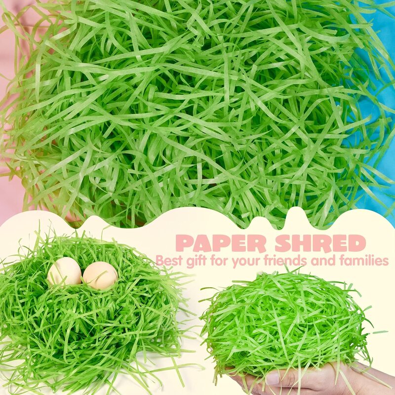 Crinkle Paper Manufacturer - YC Eco Recycle Colors Cutting Shredded Tissue Filler for Gift Box Basket Filler Filling