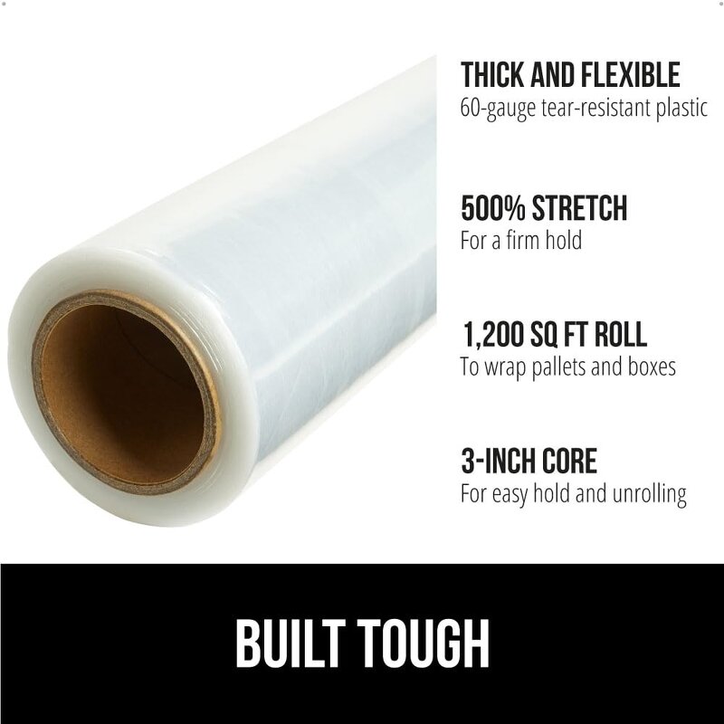 LDPE Stretch Film Manufacturer - YC Soft Black Plastic Transparent Packaging Roll Hand Use PE Strech Shrink Wrap