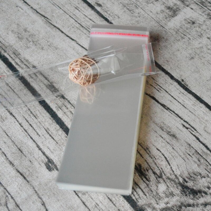 Glass Paper Bags Manufacturer - YC Reusable Self-Adhesive Long Plastic Transparent OPP Heat Sealing for Tableware Toothbrushes Food