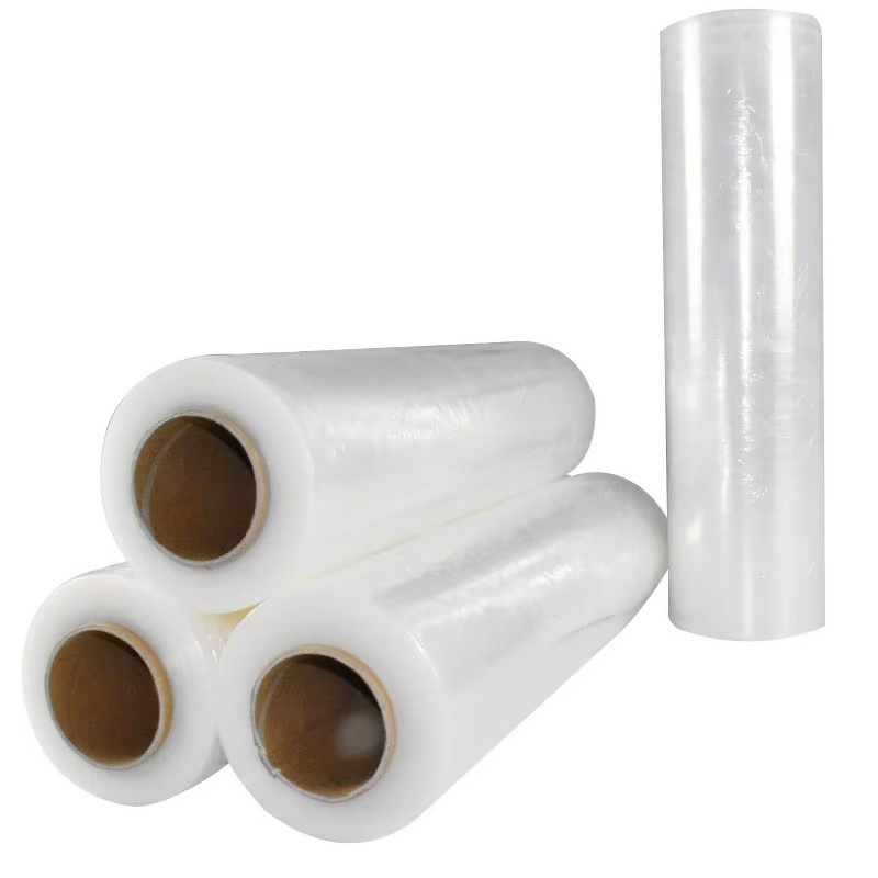 Stretch Wrap Manufacturer - YC Machine Winding Film Master Durable Adhering PE Transparent Proof Soft Packaging Plastic Polythene Roll