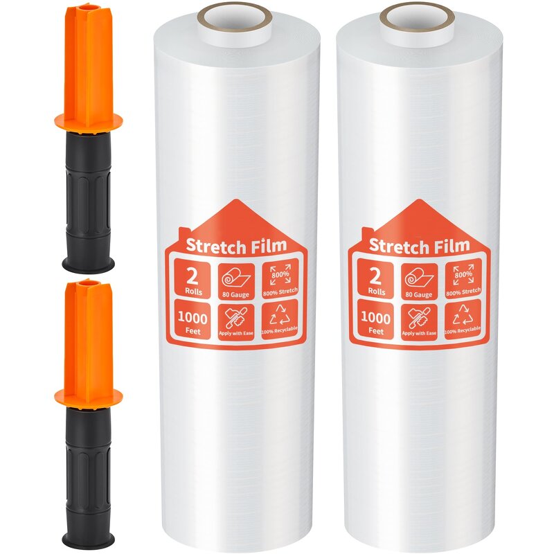 Stretch Wrap Roll Film Manufacturer - YC Wholesale Food Grade LDPE Soft Plastic Pallet Packing Shrink for Hand Machine Use