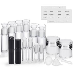 Cosmetic Packaging Bottle Manufacturer - YC Wholesale Empty Lotion Serum 15-100ml Shinning Matte Silver Airless Pump Spray