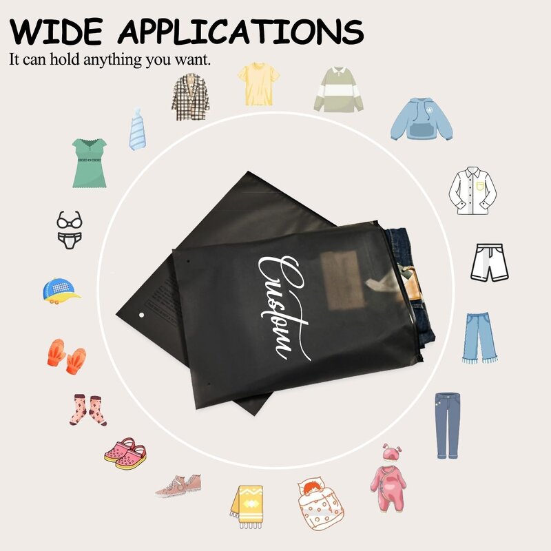 Resealable Zip Lock Bags Manufacturer - YC Free Sample Customized Print Self Cloth Packaging Plastic Black Matte Frosted Slider