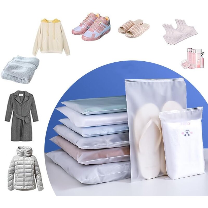 Cornstarch Zipper Bag Manufacturer - YC Biodegradable Material Frosted Custom Ziplock Packing Clothing Ldpe Plastic Transparent