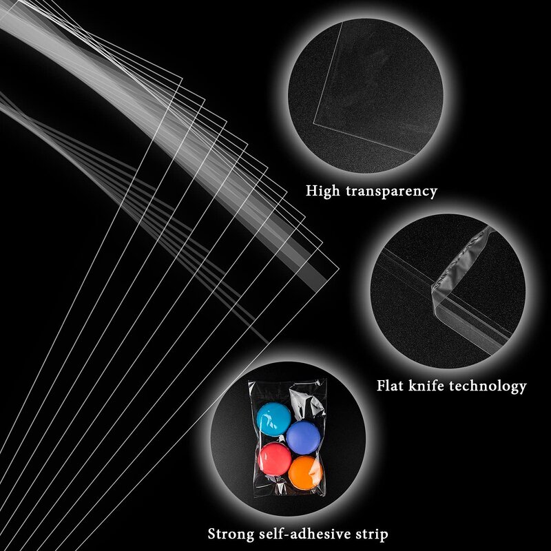 Clear Plastic Bags Manufacturer - YC Factory Promotional Cheap Bakery Candy Cookie Food Transparent Self Adhesive Sealing OPP Packaging