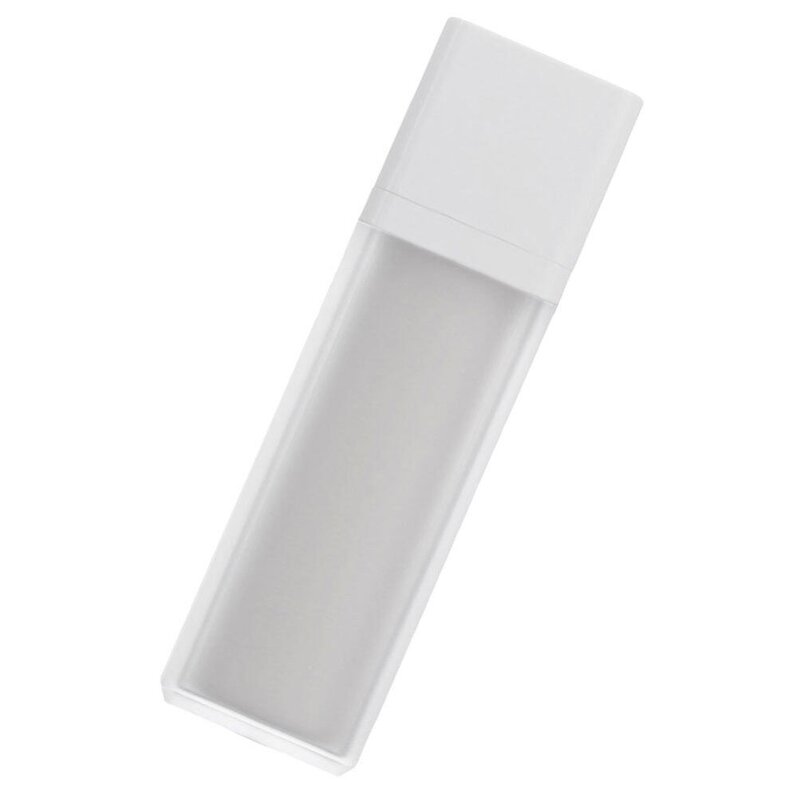 Vacuum Pump Bottle Manufacturer - YC Twist up 15-50ml Plastic Refillable Clear Matte Square Shape Lotion for Cosmetic Cream