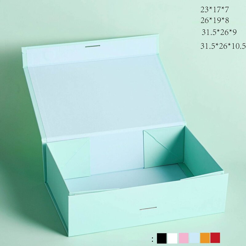 Gift Box Manufacturer - YC Luxury Custom Large Black With Cover Ribbon for Wedding Paper Gold Foil Stamping Magnet Personalised