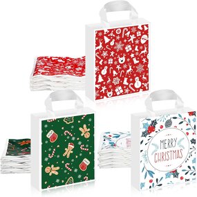 Shopping Bag Manufacturer - YC Custom Recyclable LDPE/HDPE Tote Retail Gusset Plastic Packaging with Soft Loop Handles for Gift