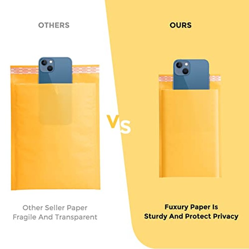 Bubble Mailing Bag Manufacturer - YC Eco-Friendly Pouch Courier Envelopes Shipping Brown Kraft Paper With Logo