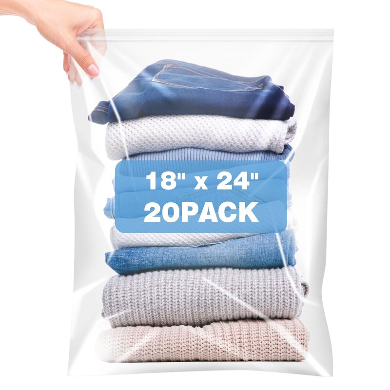 Biodegradable Zipper Bags Manufacturer - Factory Custom Black Matte Frosted Resealable Poly PE Clothing T-Shirts Plastic With logo