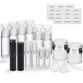 PP Airless Pump Bottle Manufacturer - YC Convenient Traveling Pocket Size Plastic Vacuum Lotion Pump for Skincare Cream