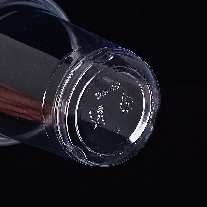 Plastic Cups Manufacturer - YC Wholesale Custom Logo Print 12oz PET Clear Cold Drink Bubble Tea Ice Latte Coffee Transparent with Lids