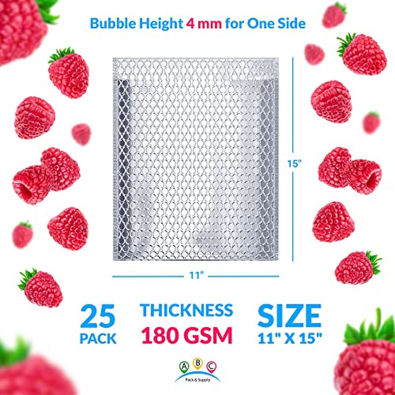 Thermal Bubble Bag Manufacturer - YC Custom logo Waterproof Foil Shipping Envelopes Mailers for Cold Insulated Poly