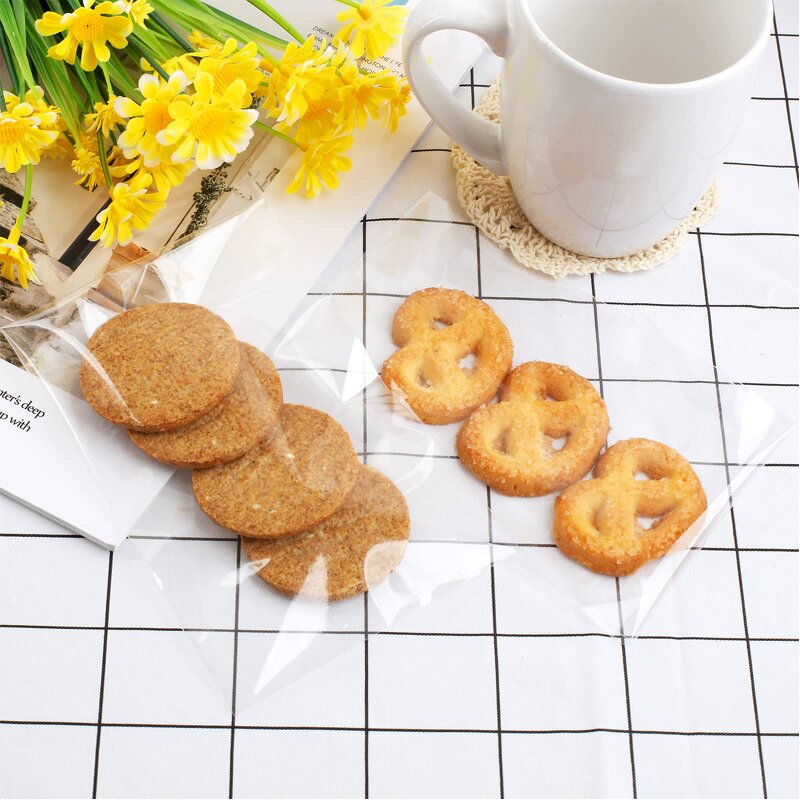 Clear OPP Bags Manufacturer - YC Factory Price Customized Packaging Transparent With Self Seal Adhesive Cookie Bread Plastic