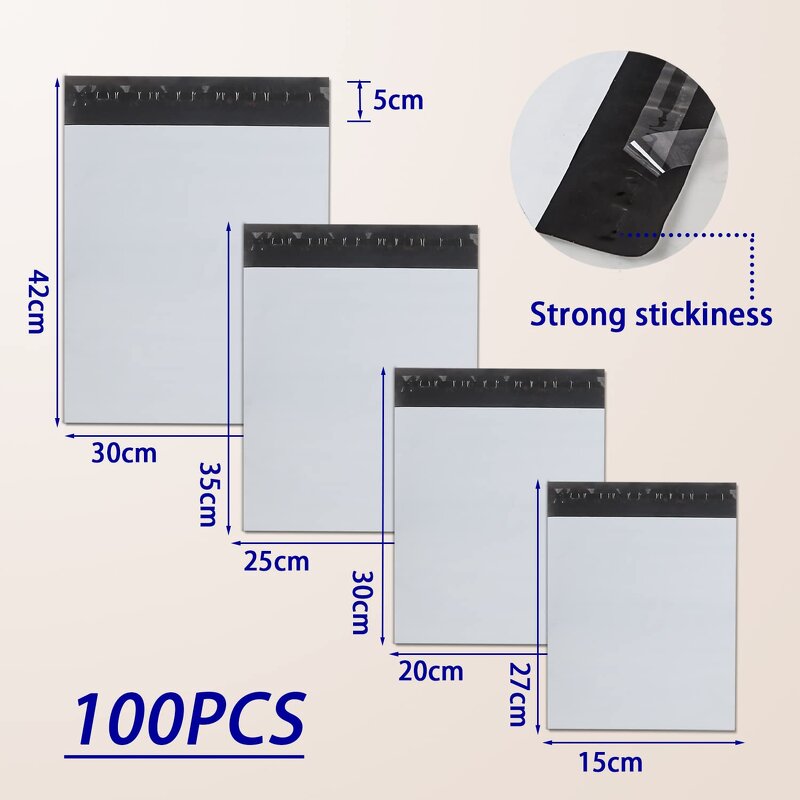 Eco Friendly Mailing Bags Manufacturer - YC Personalised Plastic Courier Envelope Strong Adhesive Express Logistics