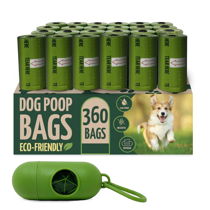Biodegradable Dog Poop Bag Manufacturer - YC Custom Logo Outdoor Eco Friendly 100% Compostable Plastic Pet Poop Waste