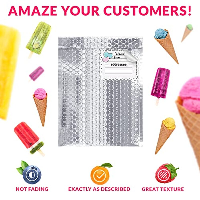 Thermal Bubble Bag Manufacturer - YC Custom logo Waterproof Foil Shipping Envelopes Mailers for Cold Insulated Poly