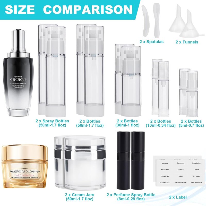 Cosmetic Packaging Bottle Manufacturer - YC Wholesale Empty Lotion Serum 15-100ml Shinning Matte Silver Airless Pump Spray
