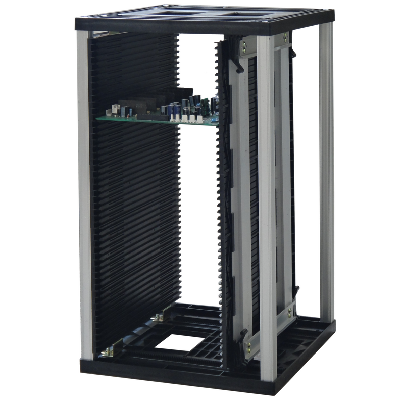 ESD PCB Racks Manufacturer - Factory for SMT Line and PCB Magazines Loader Conductive