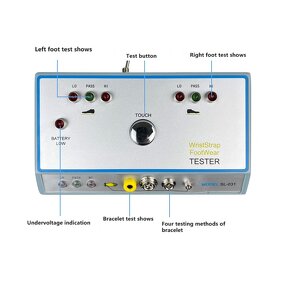 ESD Foot Tester Manufacturer - SL-031 New Condition Industrial for Footwear/Wrist Strap