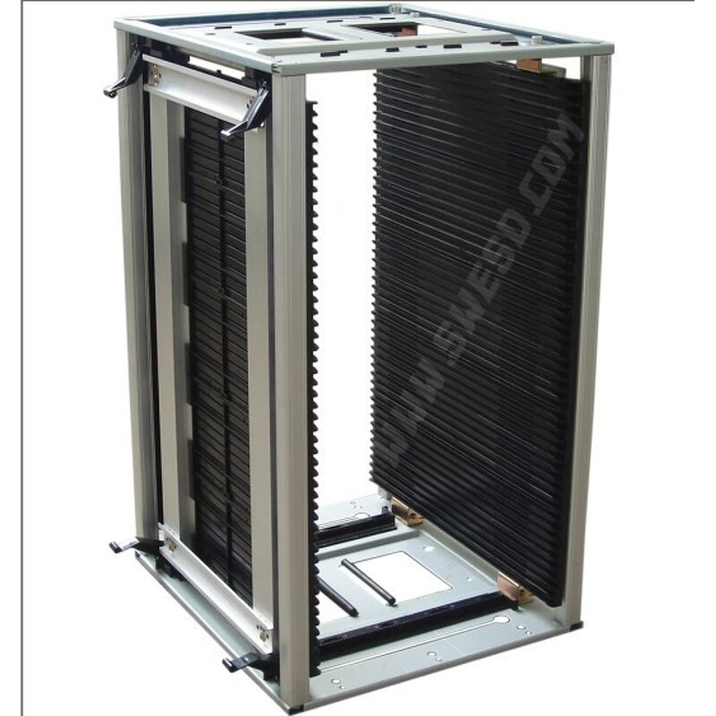 ESD SMT Magazine Rack Manufacturer - Antistatic PCB Conductive Foldable Standing Plastic Metal Cut-to-Order