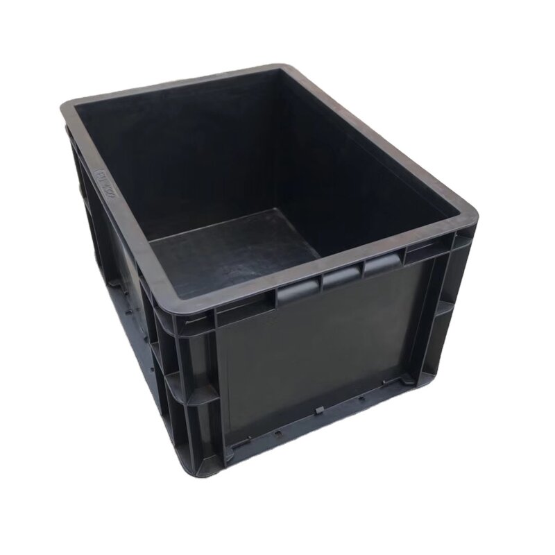 Antistatic Storage Bins Manufacturer - Black Conductive PP Corrugated Folding Hollow Board for ESD Fruits