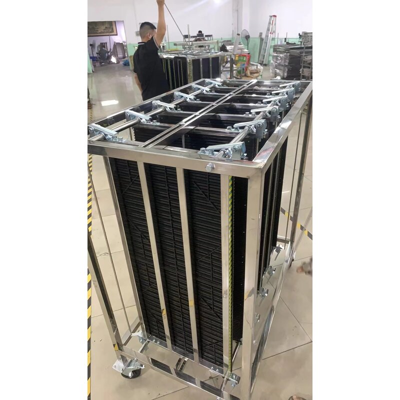 ESD PCB Storage Cart Manufacturer - Conductive Wheel Plastic for PCBA Magazine Trolley