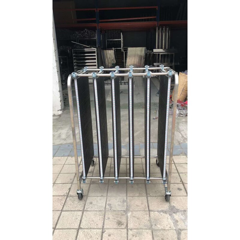 ESD PCB Storage Trolley Manufacturer - SMT Magazine Rack Cart for Circuit Circulation