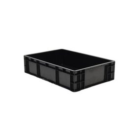 ESD Storage Container Manufacturer - New Black Eco-friendly Light Duty Anti-Static Plastic Pallet Bin