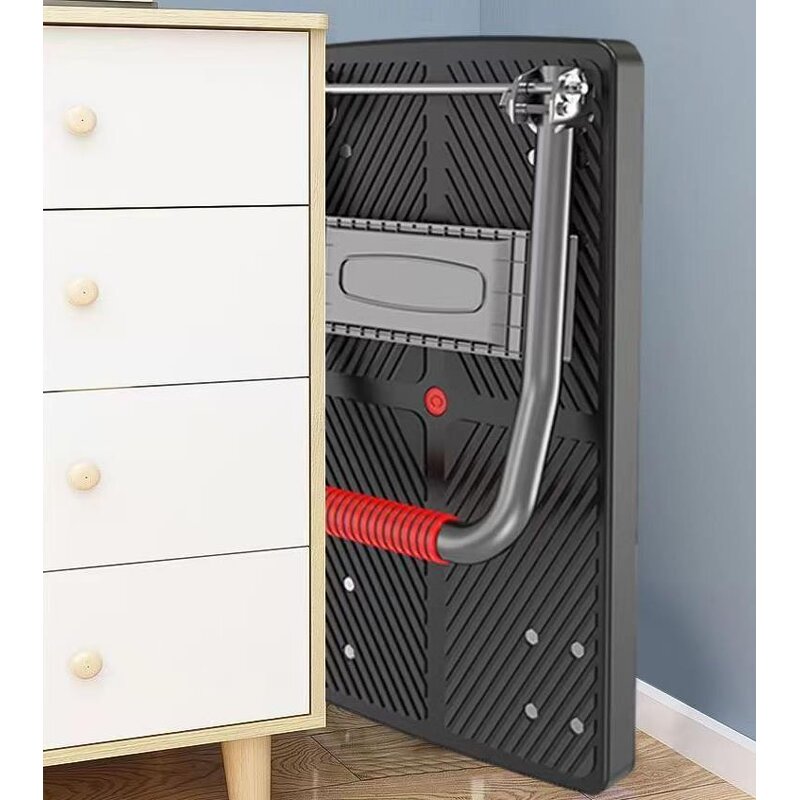 Platform Trolley Manufacturer - 250 kg Black Folding Trolley Cart Market Cart with Plastic Cart