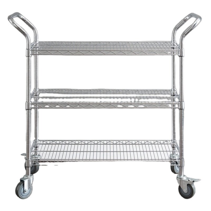 SMT ESD PCB Storage Shelving Rack Manufacturer - Hot Sell Carbon Steel SMD Reel Trolley Cart