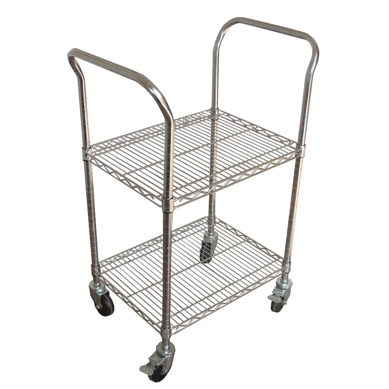 SMT ESD PCB Storage Shelving Rack Manufacturer - Hot Sell Carbon Steel SMD Reel Trolley Cart