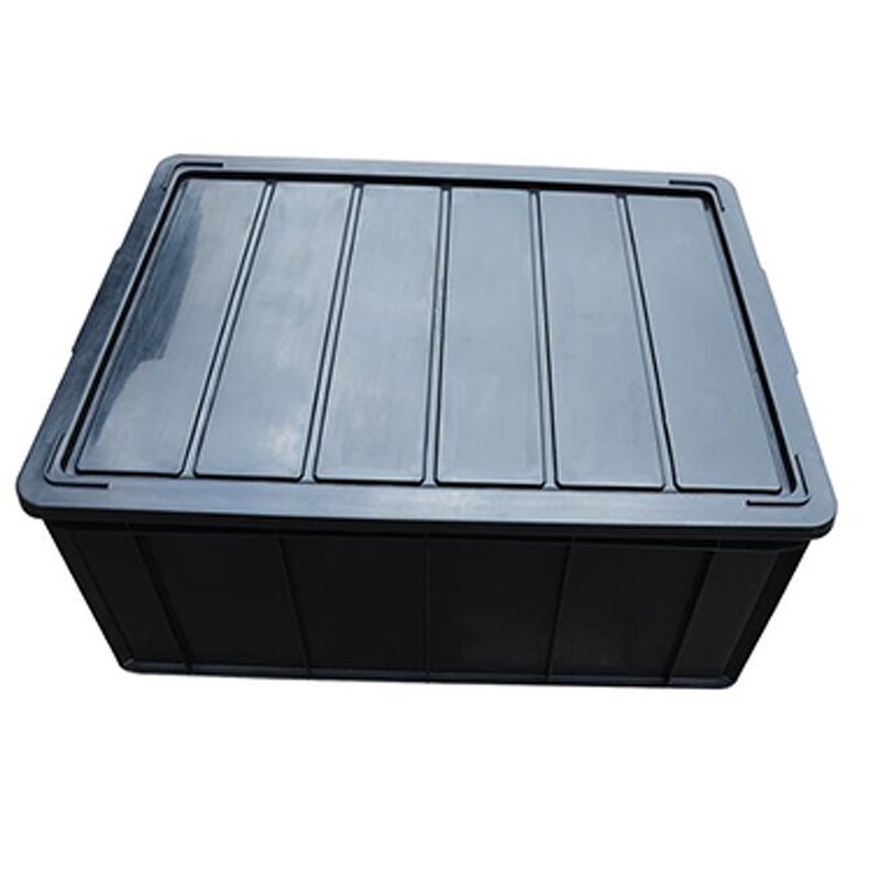 ESD Circulation Plastic Turnover Box Manufacturer - 400x300x230mm Grey Transport Storage