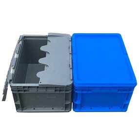 Foldable Plastic Crate Manufacturer - Large with Stackable Turnover Box and Lid Industrial Moving
