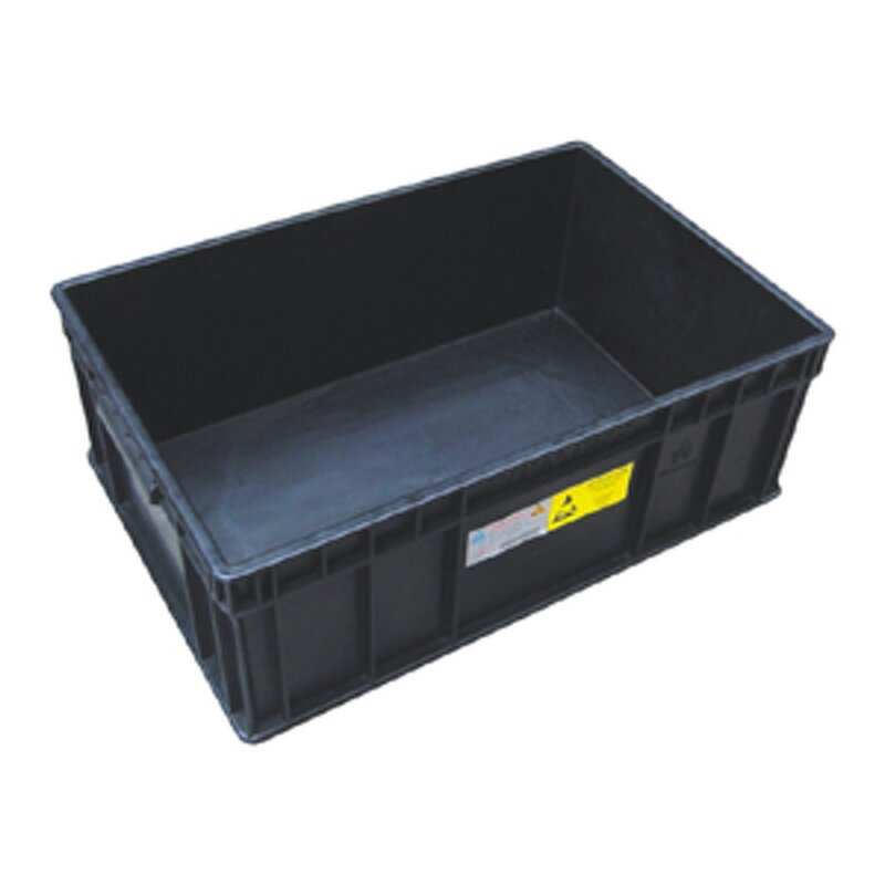 ESD Antistatic Box Manufacturer - Black Electronic Anti-Static Storage Container Tray SMT Rack PCB Packing Component