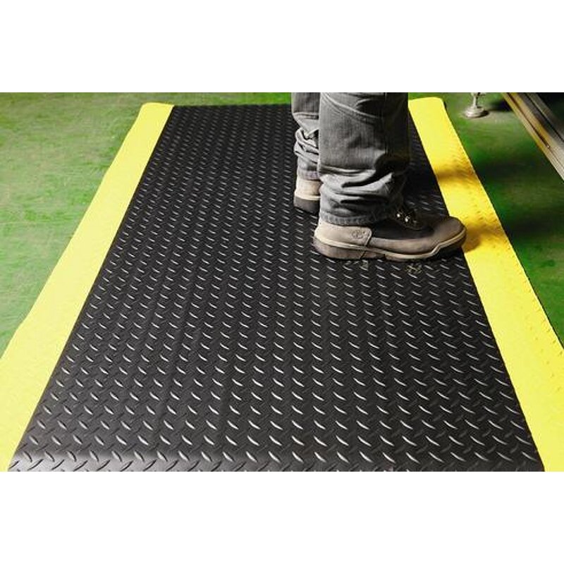 ESD Anti-fatigue Floor Mat Manufacturer - China Factory New Black and Yellow